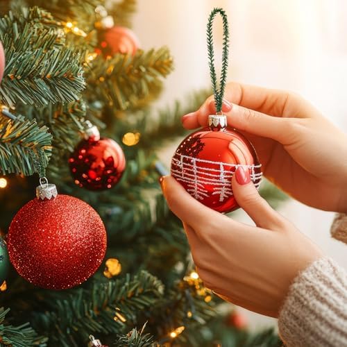 Jutom 100 Pcs Christmas Pine Ornament Hooks, 12" Long, 0.28" Diameter - Image 4