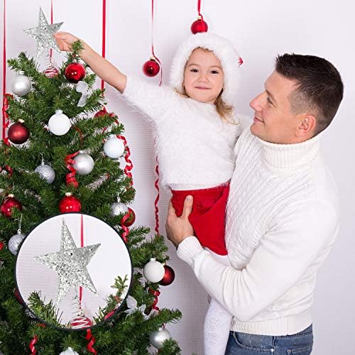 Blulu Christmas Star Tree Topper Small Christmas Treetop - Image 5