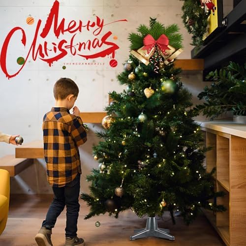 360 Degree Rotating Christmas Tree Stand,Electric Tree Rotating Base Stand,for Christmas Decorations, Home, Office - Image 6