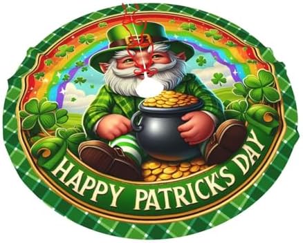 St. Patrick's Day Tree Skirt Christmas Tree Ornaments Tree Skirt for Christmas Decoration 36" - Image 6