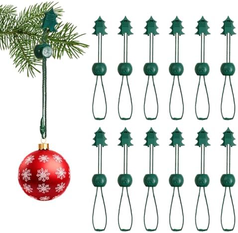 13 Pcs Ornament Hooks for Hanging Christmas Decorations, Anti-Slip Design by Unknown
