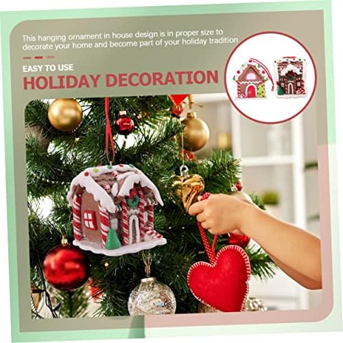 Levemolo 2pcs Ornaments for Christmas Tree Hanging Decorations for Holiday Home Decor Festive Tree Accents Family and Friends - Image 4