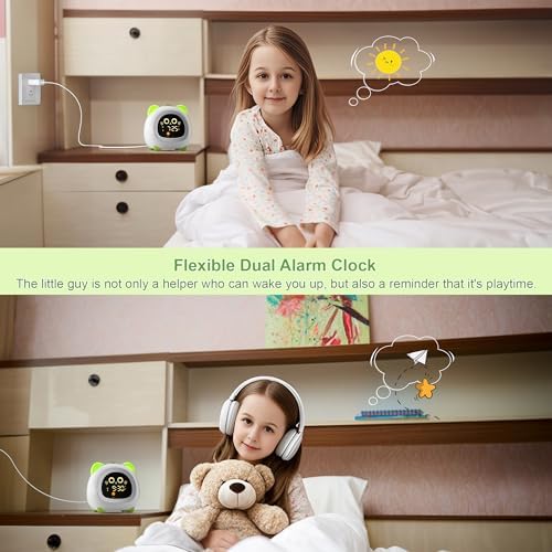 ANALOI Alarm Clock for Kids, Ok to Wake Clock for Girls, Sleep Training - Image 4