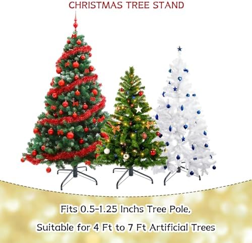 Metal Christmas Tree Stand for 3 Ft to 7 Ft Christmas Artificial Trees - Image 5