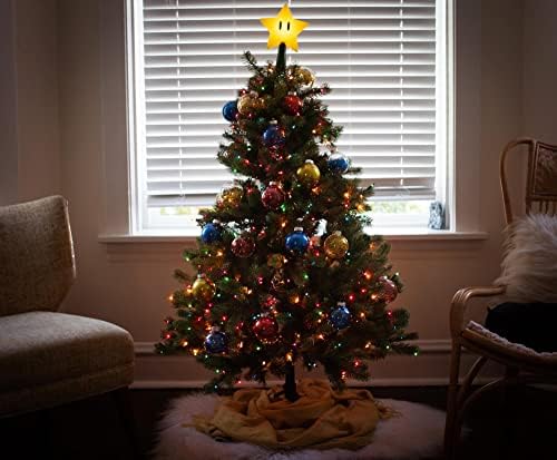 Tree Topper Mario Super Star Gen 2 Plug in Light Up Christmas - Image 6