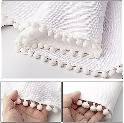 48 inch Large Christmas Tree Skirt White Skirt Rustic Christmas Decorations - Image 3