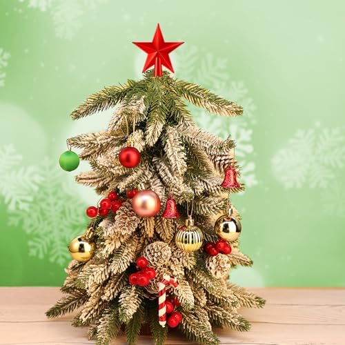 Hanaive 3 Pcs Mini Christmas Tree Topper Small Star Christmas Treetop Ornaments for Mini Tree Holiday Decorative Star for Xmas Home Decor(Red,2.36 Inch) - Image 3