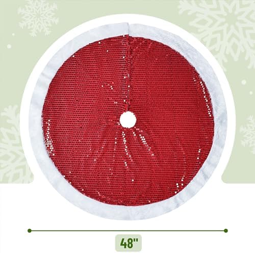 Mr. Pen- Christmas Tree Skirt 48 inches - Image 3