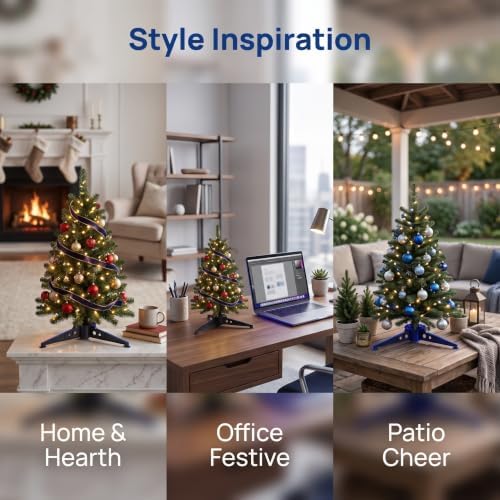 Alasum 6pcs Plastic Tree Stand Feet for Artificial Christmas Mini Trees - Image 7