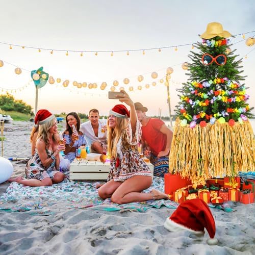 4 Pcs Hawaiian Christmas Tree Decoration for Tropical Christmas - Image 6