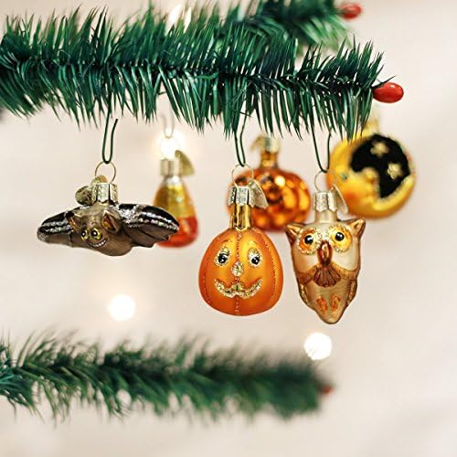 Old World Christmas Miniature Halloween Assortment Glass Blown Ornament for Christmas Tree, Handcrafted Holiday Decoration, Mini Collection - Image 2