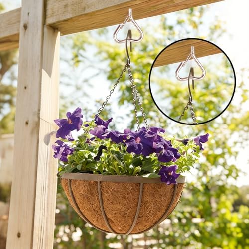 25 Pack Heart Shaped Screw Hooks for Hanging Plants, Ceiling Hooks - Image 7