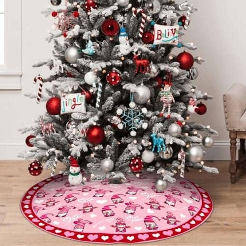 Festival Decoration Holiday Tree Skirt Decor for Holiday Party Mat, New Year Festive Decoration 36 in - Image 4