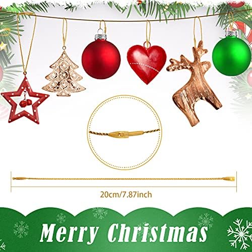 Nuanchu 500 Pcs Christmas Ornament Hangers, Gold - Image 2