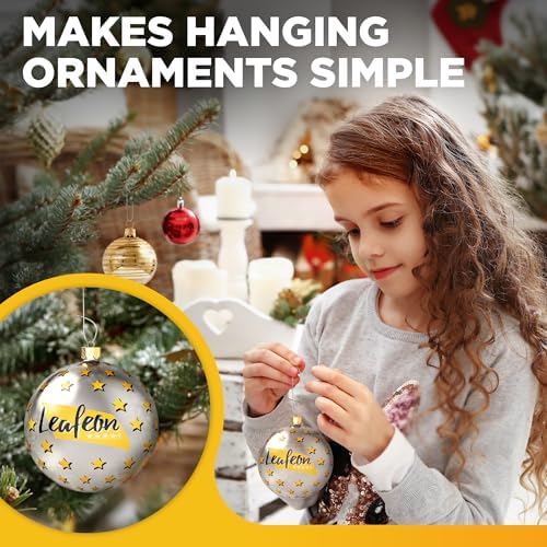 Leafeon 300 Pack Silver Christmas Ornament Hooks for Christmas Tree Decoration ?€? The Best Holiday Ornament Hangers - Image 4