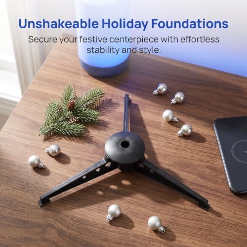Alasum 6pcs Plastic Tree Stand Feet for Artificial Christmas Mini Trees - Image 3