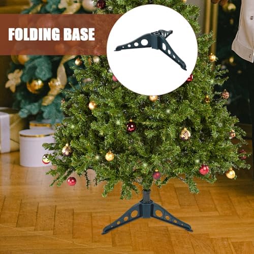 Cabilock Christmas Tree Stand-Removable Christmas Tree Stand for 4 Ft Artificial Trees,Replacement Xmas Base Christmas Tree Accessory 15cm - Image 2