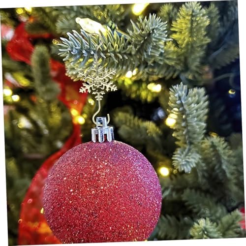 10pcs Christmas Snowflake Hooks for Mantel Stocking Holders for Fireplace for Hanging Ornaments Lights Wreaths and Holiday Decorations - Image 7