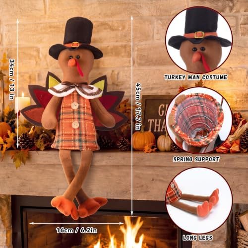 Soulchen 21 in Fall Turkey Tree Topper, Thanksgiving Christmas Tree Topper - Image 2