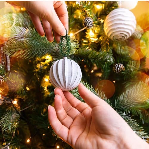 Jutom 200 Pcs 4 Inch Christmas Ornament Hooks, Pine Needles Ornament Hangers String Flexible Twist Ties for Christmas Tree Holiday Party Hanging Decorations Ropes - Image 5