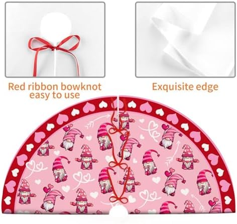 Festival Decoration Holiday Tree Skirt Decor for Holiday Party Mat, New Year Festive Decoration 36 in - Image 3