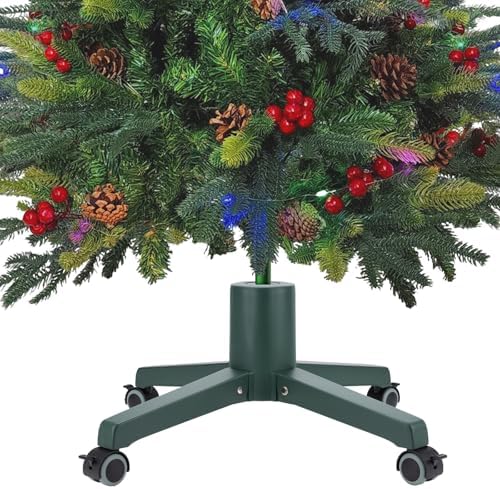 Rolling Christmas Tree Stand Base with Wheels Fits 7.5 Ft Artificial Tree - Image 4