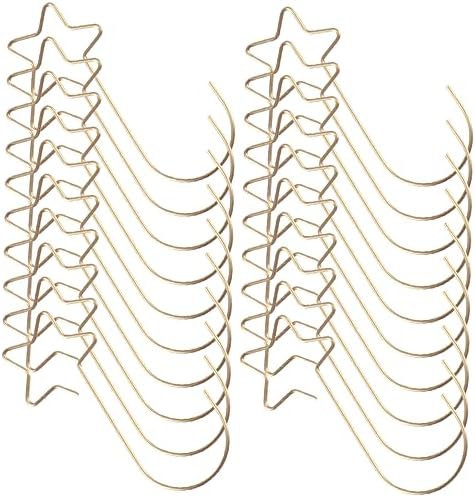 100pcs Christmas Ornament Hanger Hooks Bauble Hanging Hooks for Tree Decorations Easy to Install for Holiday and by GOOHOCHY