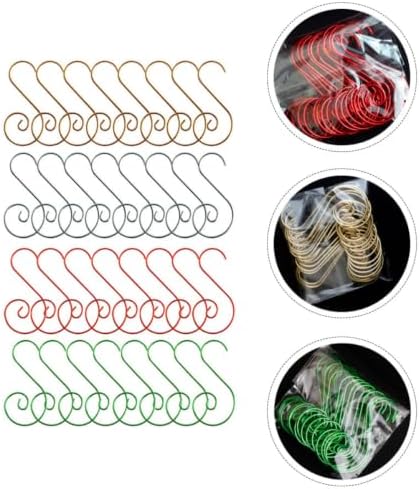 80pcs Christmas Ornament Hanger Metal Hook for Tree Garland Hanging - Image 6