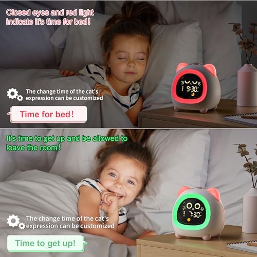 ANALOI Alarm Clock for Kids, Ok to Wake Clock for Girls, Sleep Training - Image 2