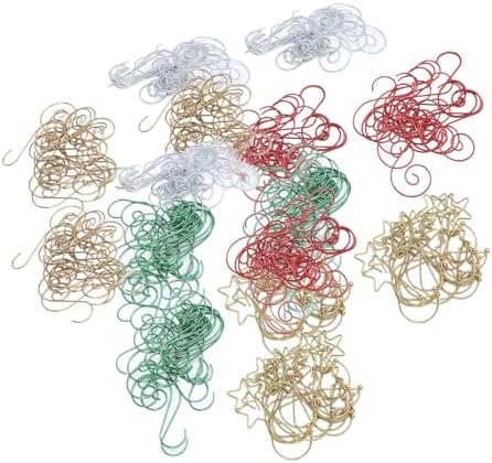 100 Xmas Hooks Durable Iron Wire Hanging Hooks for Ornaments and Holiday Displays (1) - Image 3