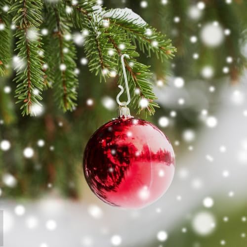 Toddmomy Christmas Tree Ornament Hooks 400pcs Plastic S Shaped for Wreaths - Image 7