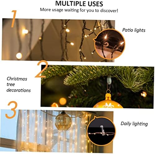 50pcs Christmas Hooks Type Decorative Accessories for Hanging Lights Ornaments Clips for Tree Decorations for Xmas - Image 6