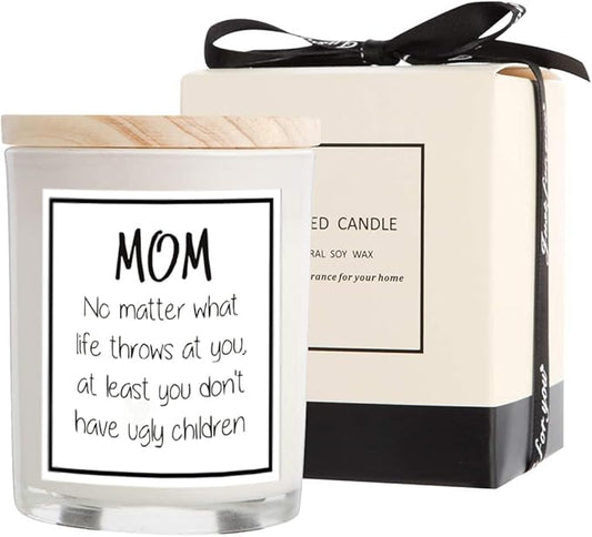 Gifts for Mom from Daughter Son, Funny Birthday & Mothers Day & Thanksgiving & Christmas Gifts(Vanilla)