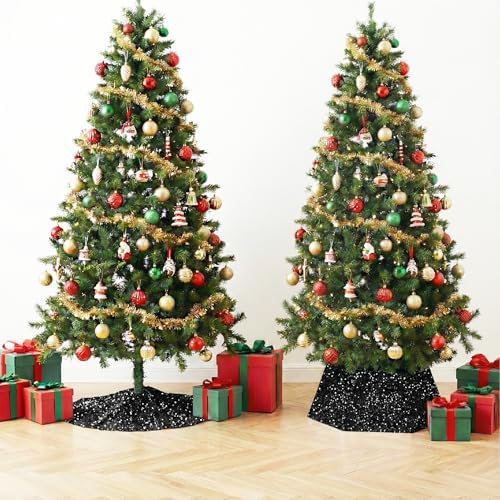 Mr. Pen- Sequin Christmas Tree Skirt and Tree Collar - Image 4