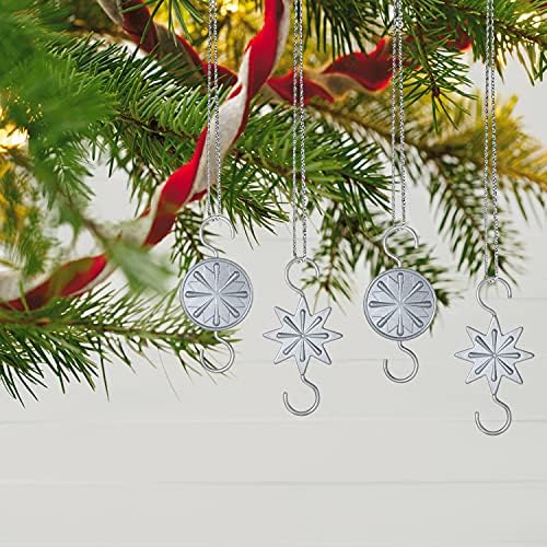 Hallmark Keepsake 2021, Miniature Star Metal Ornament Hooks, Pack of 4 - Image 4