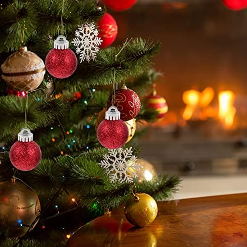 TOYANDONA 10pcs Christmas Pendant Caps Plastic End Caps for Ornaments Unique Transparent Design for Holiday Decor Weddings Parties - Image 5