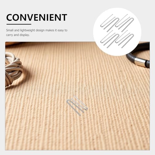 100pcs Tungsten Wire U Shaped Hanger Hooks for Jewelry and Ornaments - Image 3