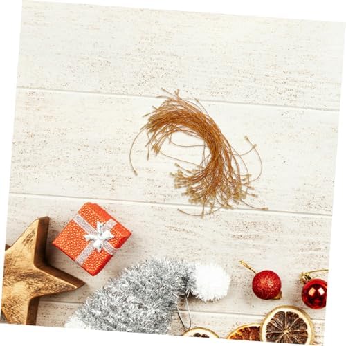 1000pcs Heavy Duty Christmas Ornament Hangers with Precut Snap Strings Silver Hooks for Tree Garland Holiday Party Decorations Easy Fast Installation Reusable Hanging Ropes for - Image 5