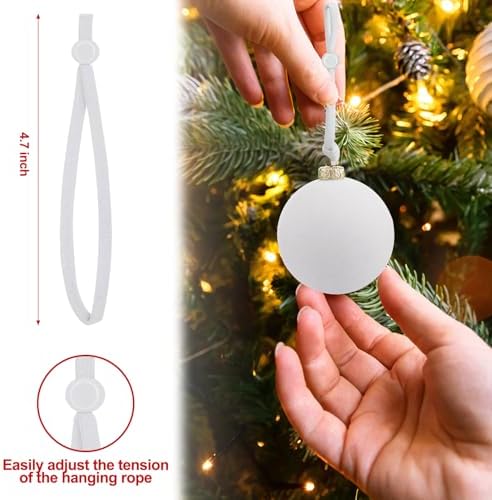 Daifunli 24 Pcs Christmas Adjustable Decoration Hooks, White - Image 3