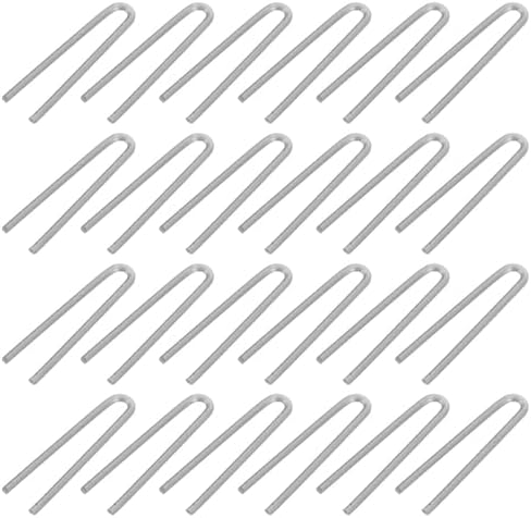 100pcs Tungsten Wire U Shaped Hanger Hooks for Jewelry and Ornaments by Alasum
