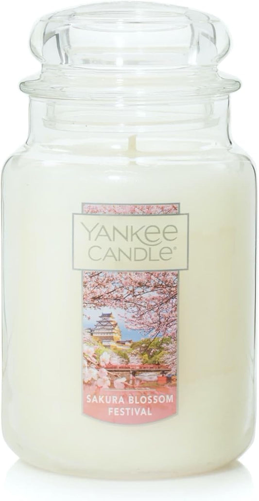 Yankee Candle Sakura Blossom Festival Large Jar Candle White Rose
