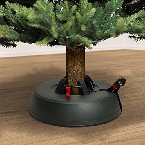 14.5" Dia. Real Christmas Tree Stand, Holds up to a 8 ft Tree with 1.25" - 5" Dia. Tree Trunk, 3.5 qt Water Load Capacity - Image 2