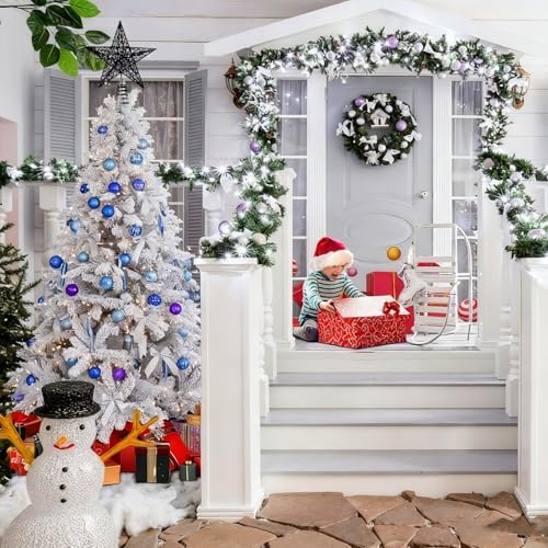 Bememo 8 Inches Glitter Star Christmas Tree Topper Shimmery,Gold, Black - Image 5