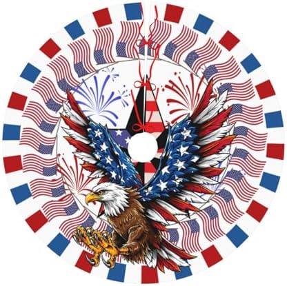 Patriotics 4th of July Eagle Tree Skirt 30 Inch - Image 2