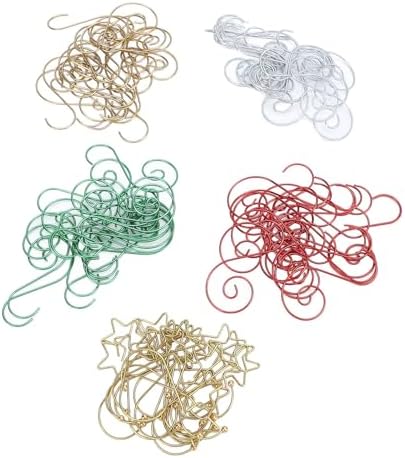 100 Xmas Hooks Durable Iron Wire Hanging Hooks for Ornaments and Holiday Displays (1) - Image 7