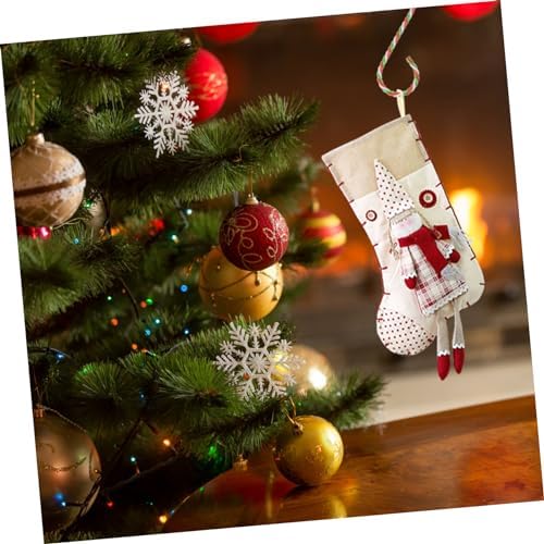 Cabilock 10pcs Christmas Hooks Decorative Ornament Hangers for Easy Installation Trees Doors and Windows Multi Functional Stocking and Ornament Holders for Festive Decor - Image 2