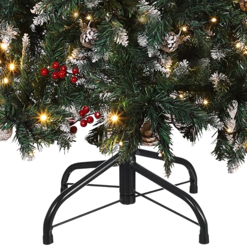 Operitacx Christmas Tree Stand, Replacement Christmas Tree Base Iron Christmas Tree Stands Xmas Tree Stand Base for Artificial Trees Fits Tree Trunks Up to 0.7 Inches by Operitacx