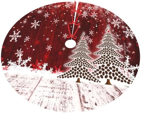 Christmas Tree Skirt Christmas Xmas Tree Snowflake 36 Inch for Xmas New Year Nightmare Before Christmas Decorations Lobby Home - Image 7