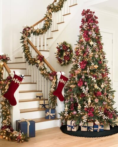 Christmas Tree Skirt Black 30 inches Tree Skirt for Christmas Decorations - Image 7