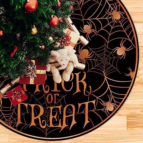 Halloween Trick or Treat Christmas Tree Skirt, 60 Inches - Image 6